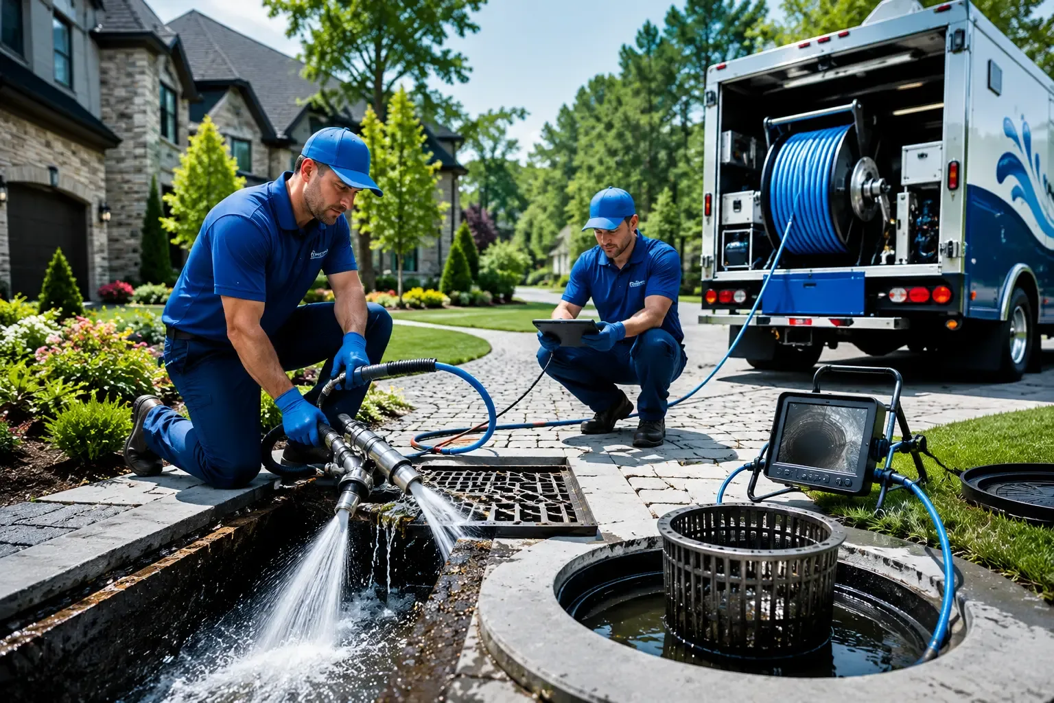 Local outdoor drain cleaning professionals in Dunlo, PA